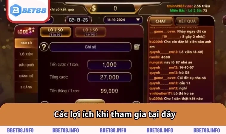 Các lợi ích khi tham gia 
