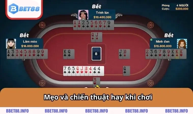 Mẹo và chiến thuật khi chơi