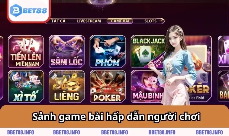 BET88 13 Sảnh game bài hấp dẫn người chơi